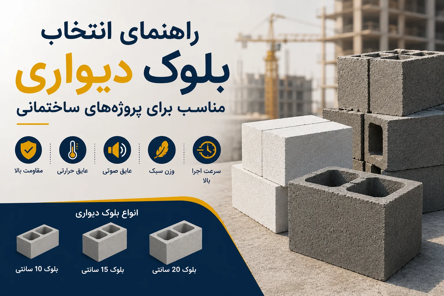راهنمای خرید بلوک دیواری